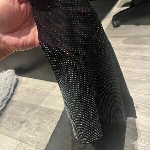 Black and Sequins Fancy Wrap for Over Dress